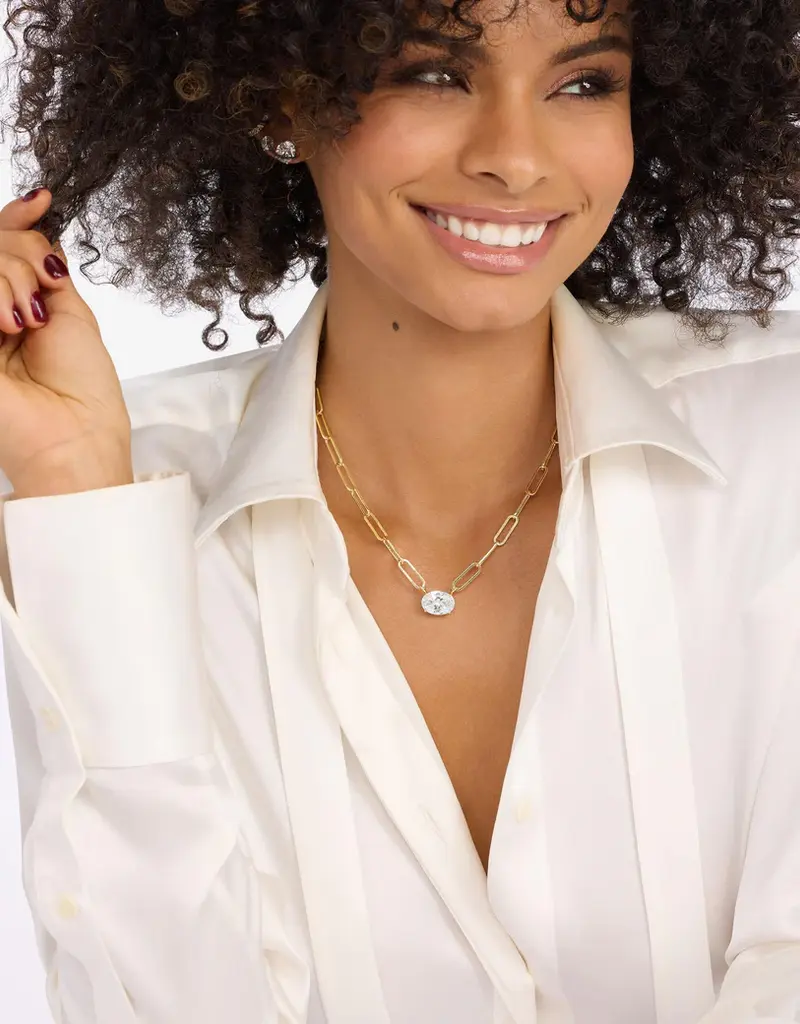 J.HOFFMAN'S Hello Gorgeous Samantha Chain Necklace