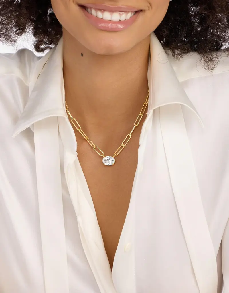 J.HOFFMAN'S Hello Gorgeous Samantha Chain Necklace