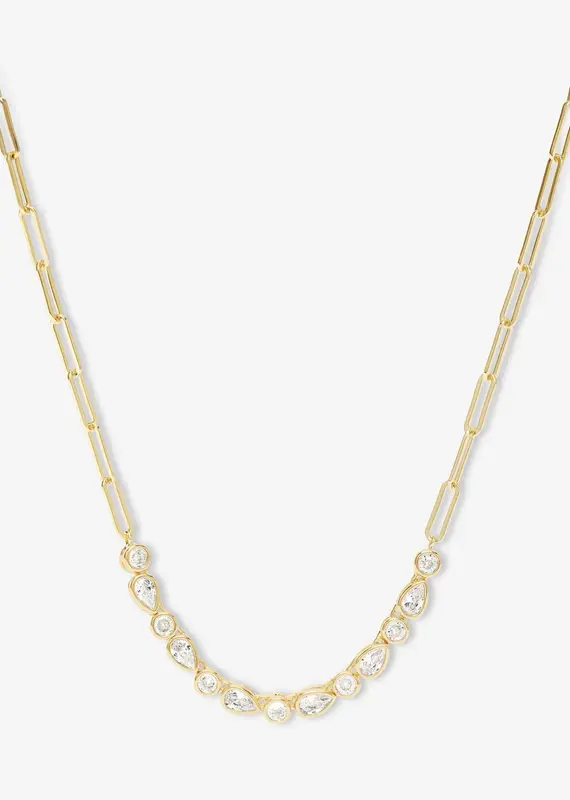 J.HOFFMAN'S Isla Samantha Tennis Necklace