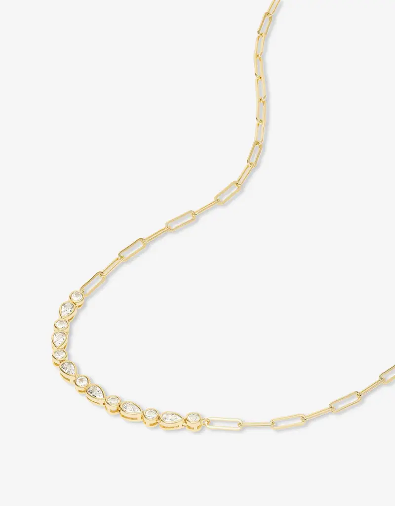 J.HOFFMAN'S Isla Samantha Tennis Necklace