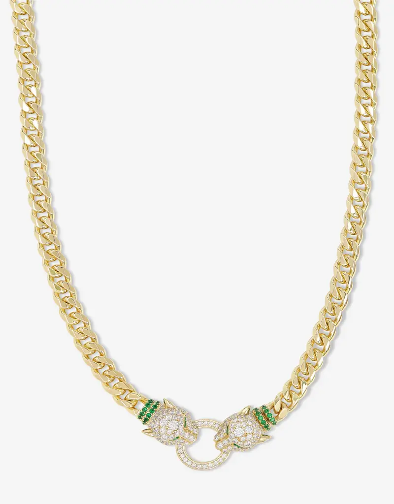 J.HOFFMAN'S Jaguar Cuban Chain Necklace