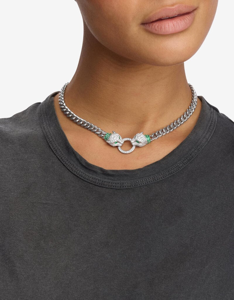 J.HOFFMAN'S Jaguar Cuban Chain Necklace