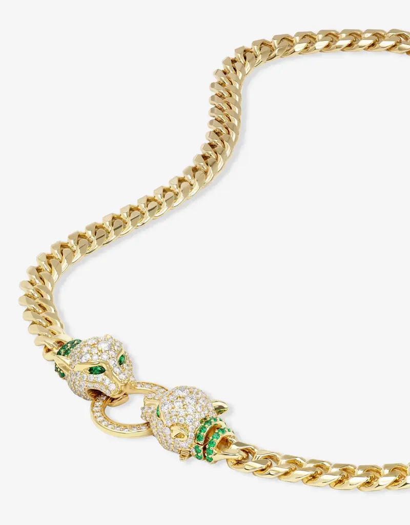 J.HOFFMAN'S Jaguar Cuban Chain Necklace