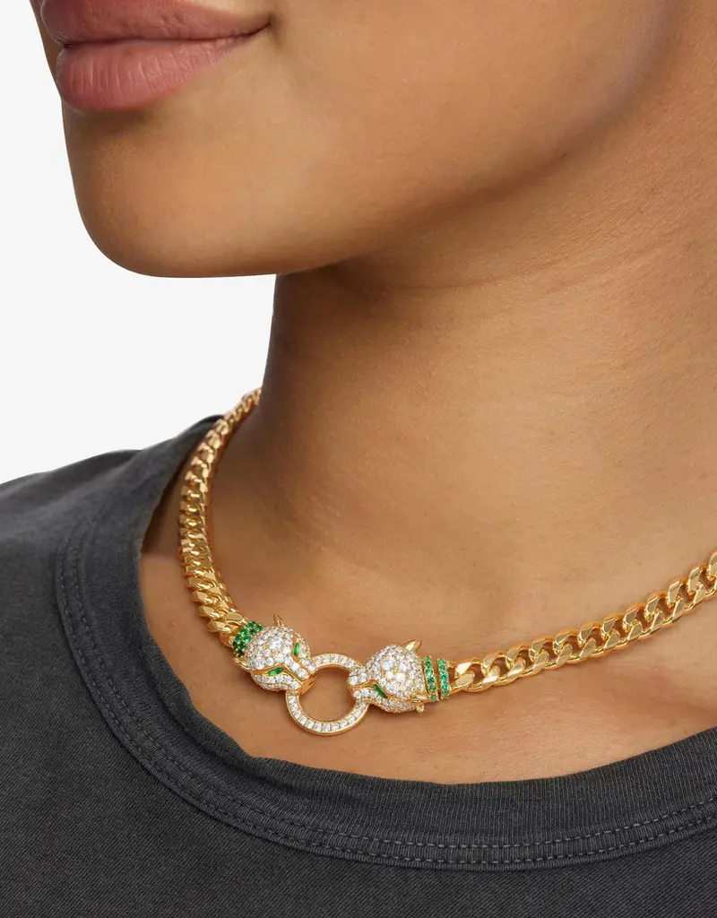 J.HOFFMAN'S Jaguar Cuban Chain Necklace