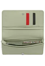 Interlok Braid Large Wallet in Sage