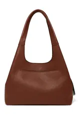 Selene Embroidered Shoulderbag in Bourbon