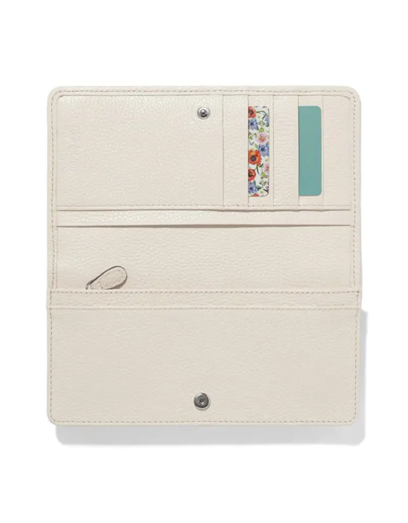 Rockmore Embroidered Wallet in white