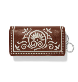 Rockmore Embroidered Wallet in Bourbon