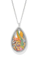 Everbloom Hummingbird Shaker Necklace