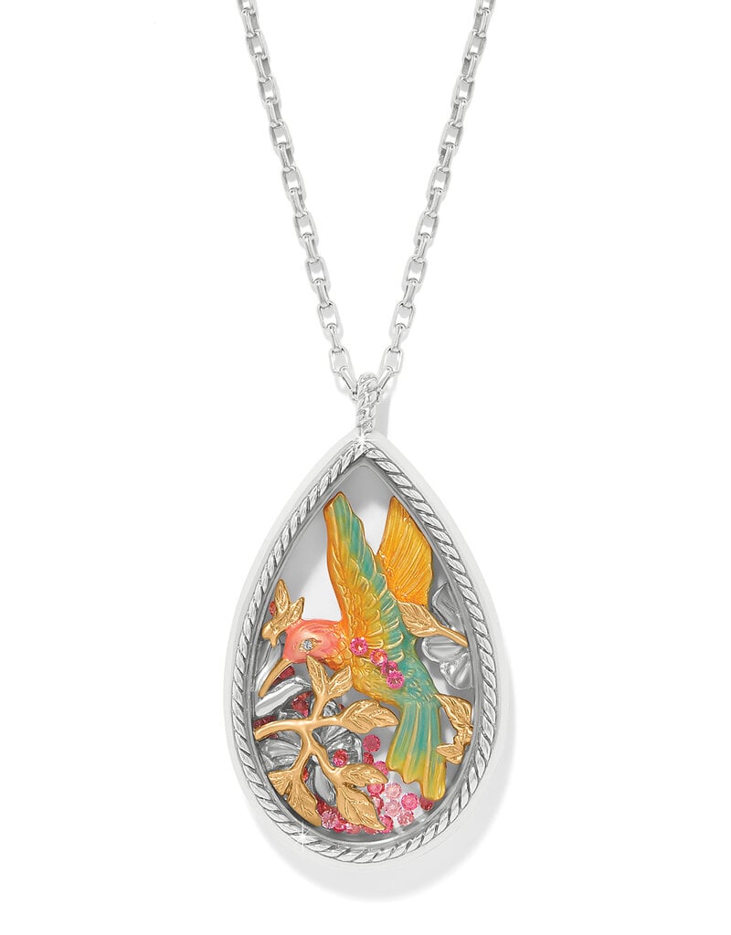 Everbloom Hummingbird Shaker Necklace