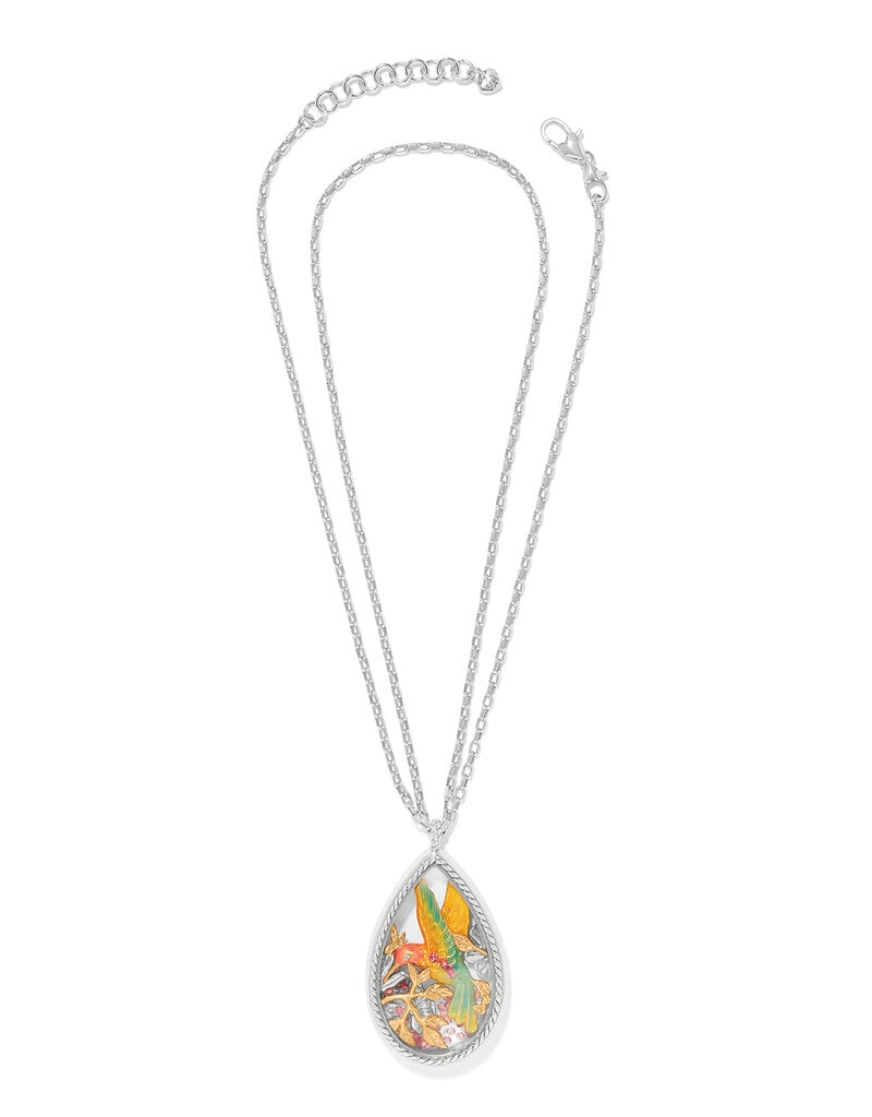 Everbloom Hummingbird Shaker Necklace