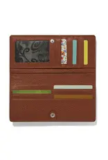 Fusion Slim Folio Wallet in Bourbon