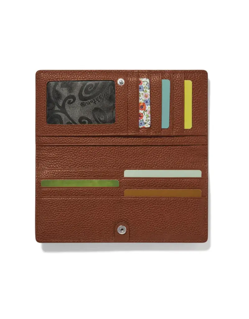 Fusion Slim Folio Wallet in Bourbon