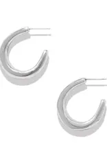 Cascade Rio Hoop in Silver