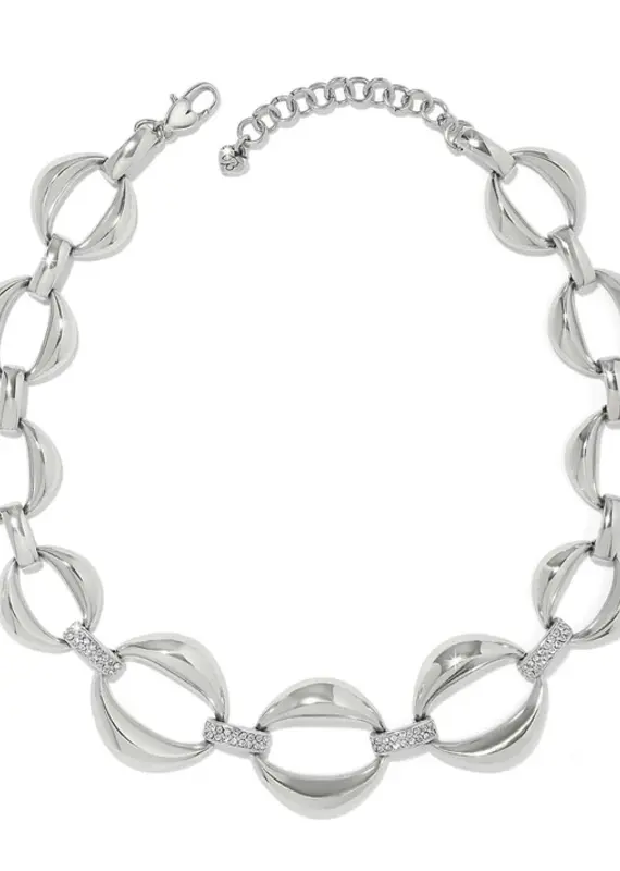Meridian Classic Crescent Link Necklace