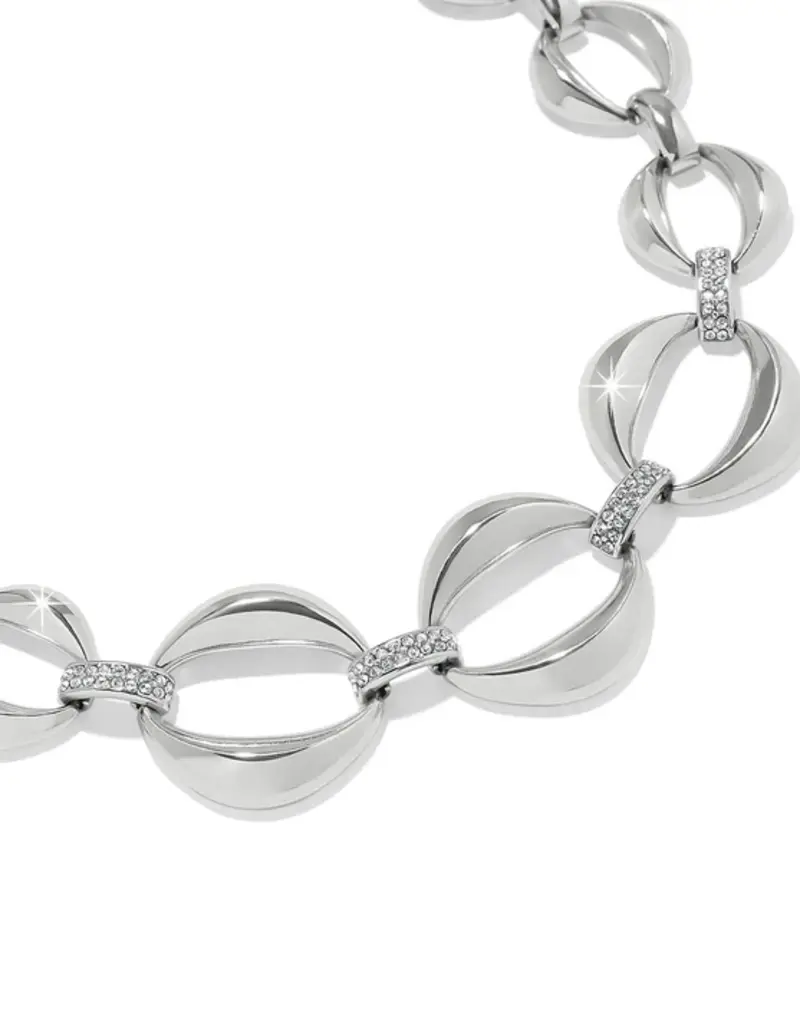 Meridian Classic Crescent Link Necklace