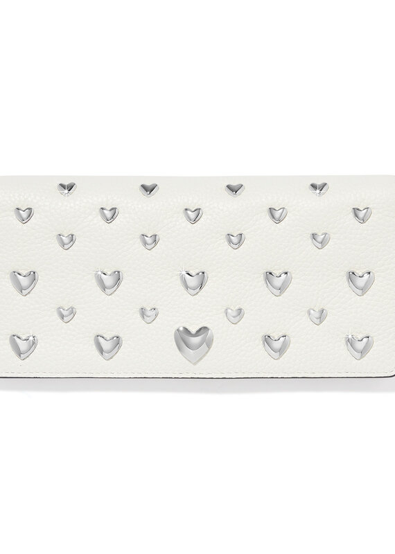 Brave Heart Slim Wallet in White