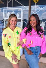 J.HOFFMAN'S Dockside Top in Yellow ONE SIZE