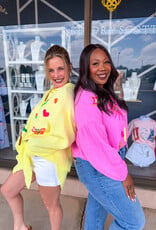 J.HOFFMAN'S Dockside Top in Yellow ONE SIZE