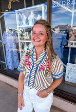 J.HOFFMAN'S Brooke Top in Brown