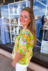 J.HOFFMAN'S Olivia Top in Lime