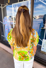 J.HOFFMAN'S Olivia Top in Lime