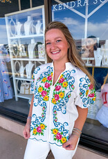 J.HOFFMAN'S Emmie Top in Cream