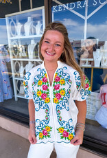 J.HOFFMAN'S Emmie Top in Cream