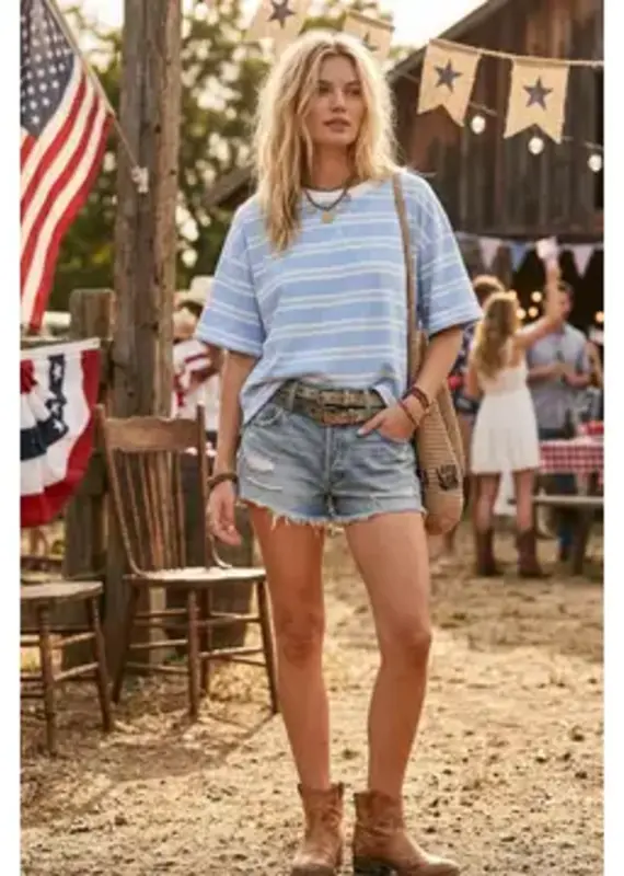J.HOFFMAN'S Americana Tee