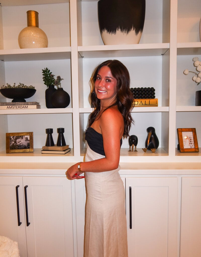 J.HOFFMAN'S Captured Dress- Oatmeal