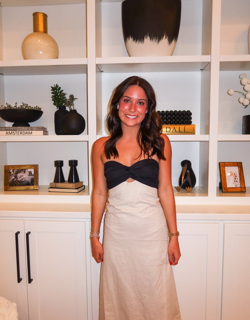 J.HOFFMAN'S Captured Dress- Oatmeal