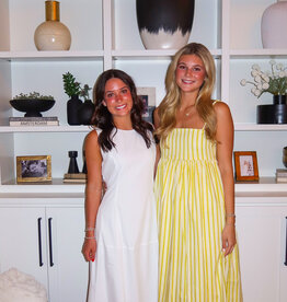 J.HOFFMAN'S Seabreeze Stripe Dress- Yellow