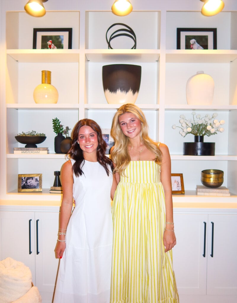 J.HOFFMAN'S Seabreeze Stripe Dress- Yellow