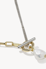 KENDRA SCOTT Leighton Pearl Chain Necklace
