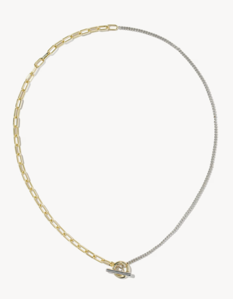 KENDRA SCOTT Leighton Pearl Chain Necklace