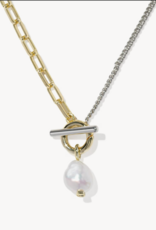 KENDRA SCOTT Leighton Pearl Chain Necklace
