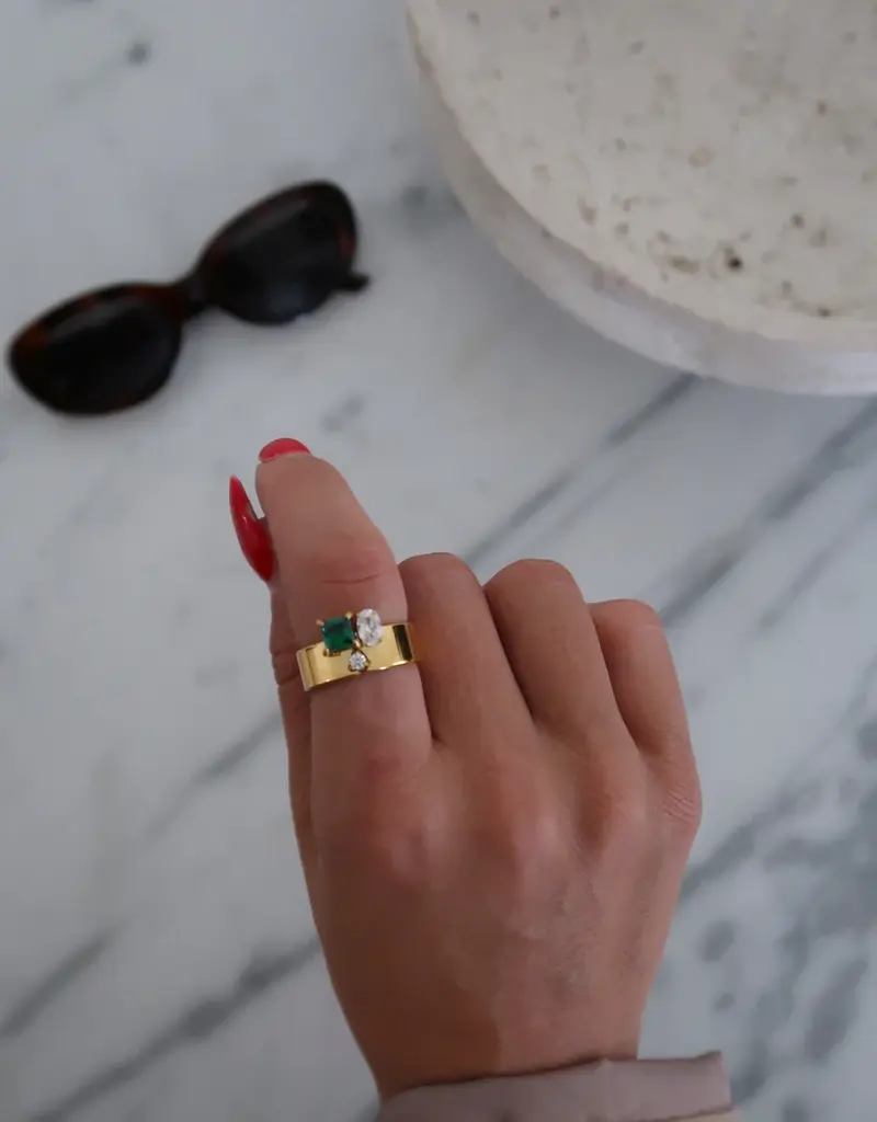 J.HOFFMAN'S Emerald Ring