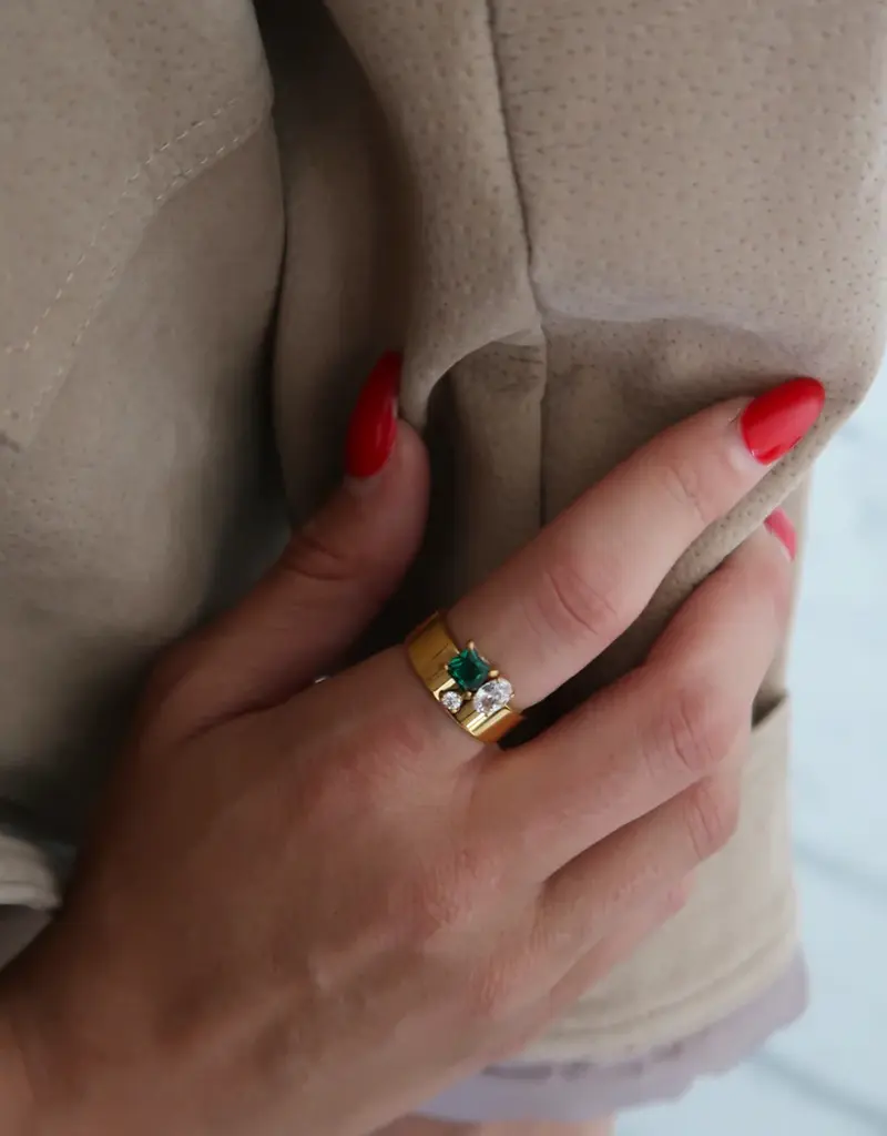 J.HOFFMAN'S Emerald Ring