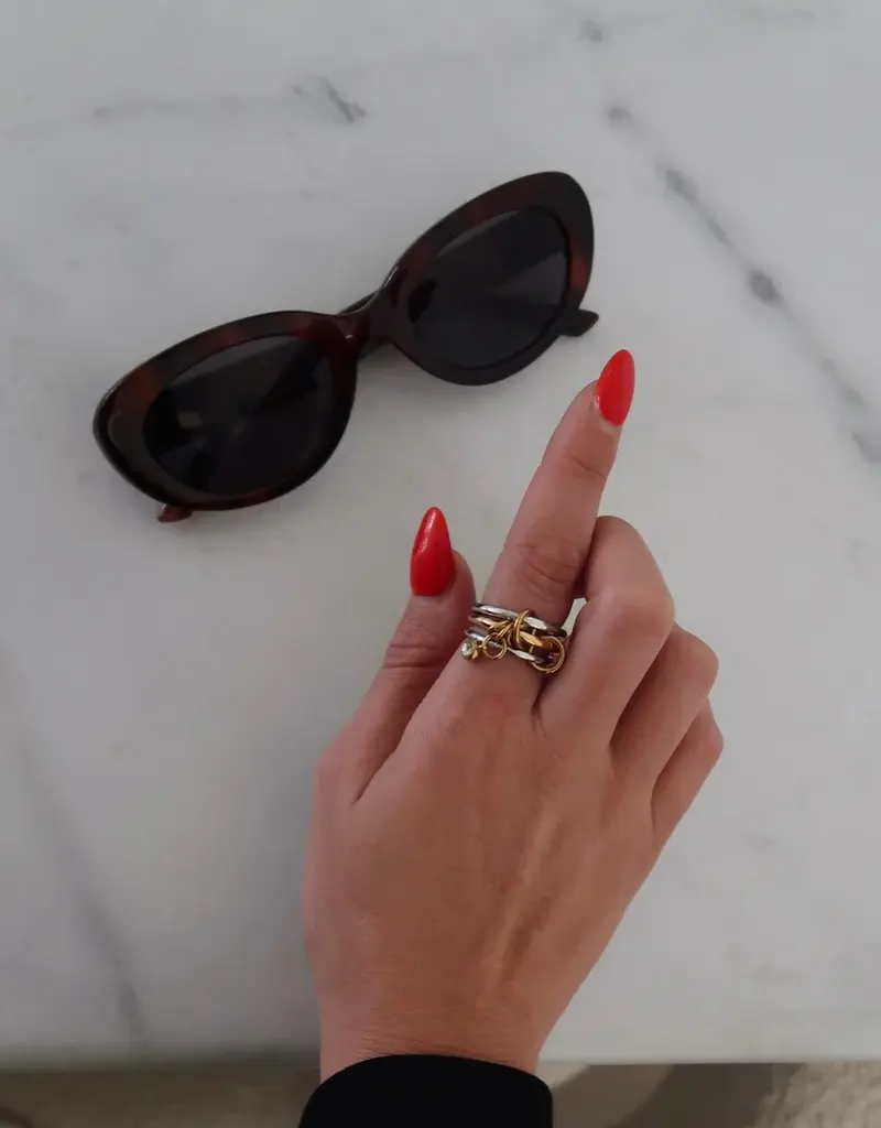 J.HOFFMAN'S Julia Two Tone Ring