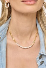 J.HOFFMAN'S Julian Loves Pearls Necklace in Gold