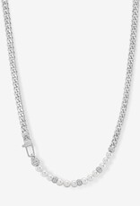 J.HOFFMAN'S Julian Loves Pearls Necklace in Silver