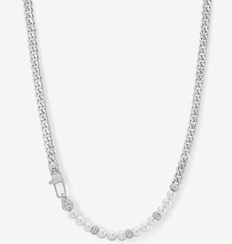 J.HOFFMAN'S Julian Loves Pearls Necklace in Silver