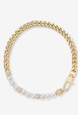 J.HOFFMAN'S Julian Loves Pearls Bracelet in Gold
