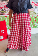 J.HOFFMAN'S Lucy Skirt- Red