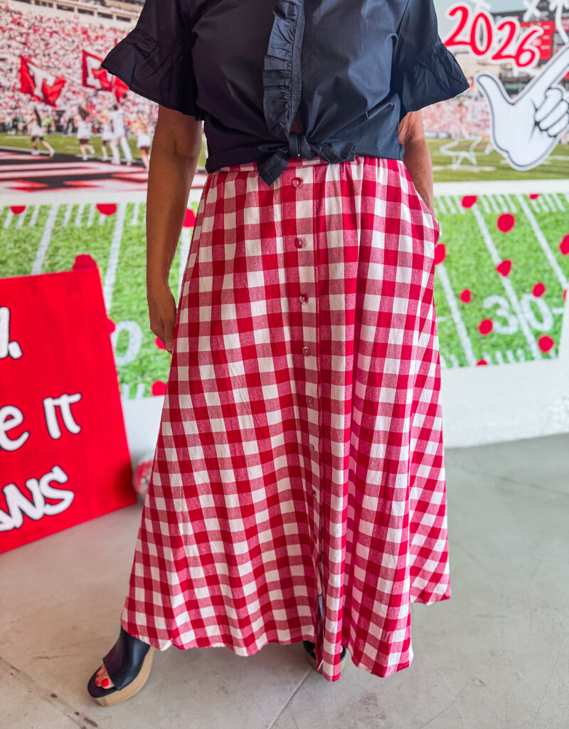 J.HOFFMAN'S Lucy Skirt- Red