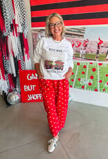 J.HOFFMAN'S Cherry Dot Barrell Lounge Pants