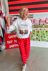 J.HOFFMAN'S Cherry Dot Barrell Lounge Pants