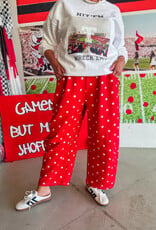 J.HOFFMAN'S Cherry Dot Barrell Lounge Pants