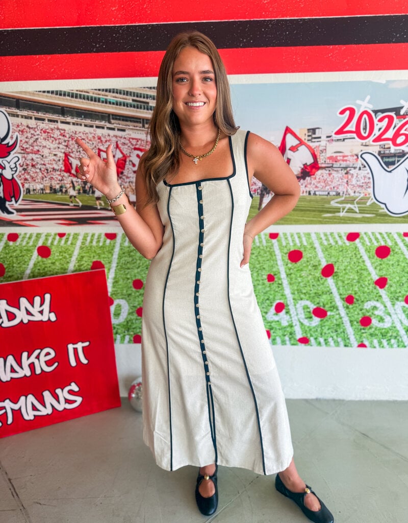 J.HOFFMAN'S Bandera Dress in Natural