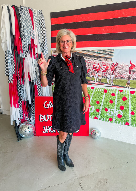 J.HOFFMAN'S Good Energy Dress- Black